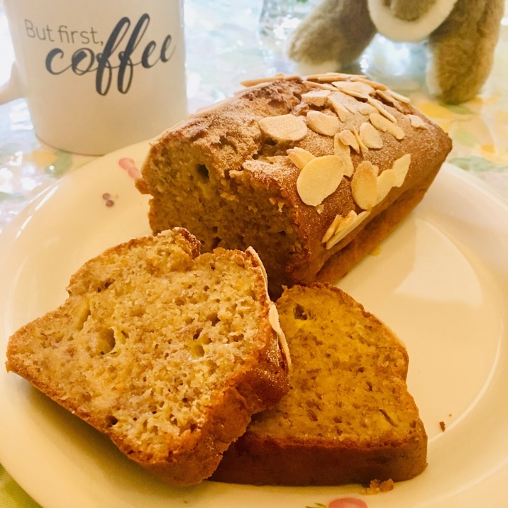 シナモン香る幸せ♡しっとりバナナケーキ